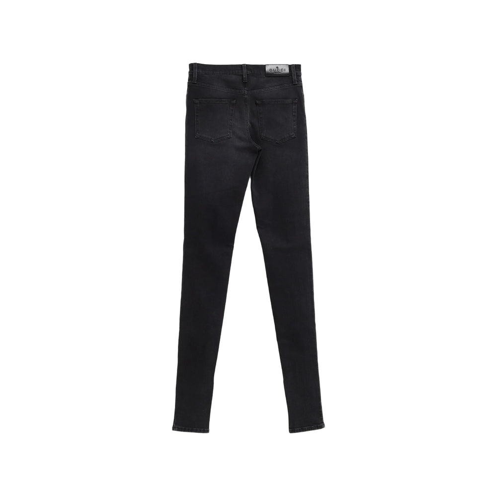 Gucci Black Denim - Skinny Jeans Women