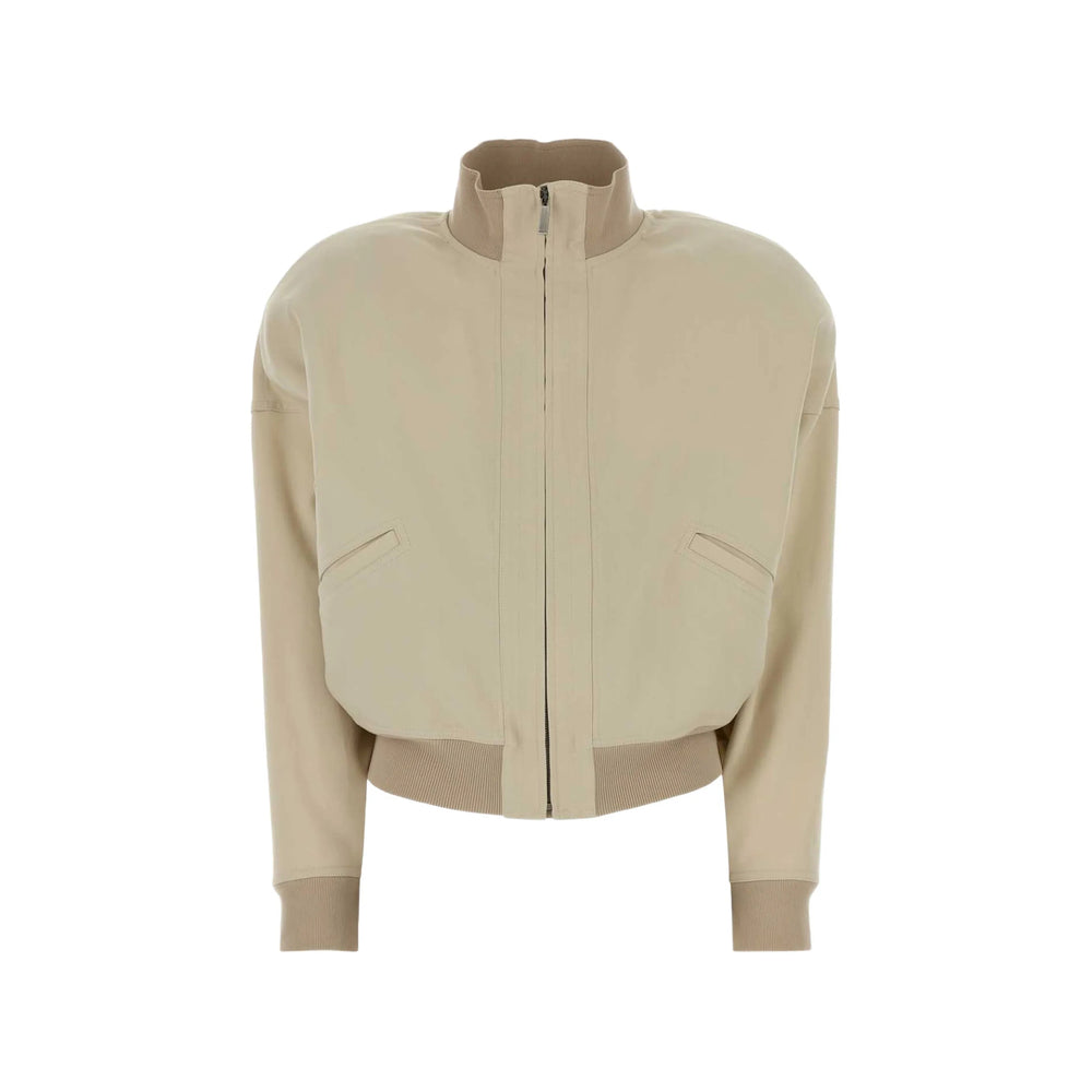Gucci Neutrals Jackets - Bomber Jackets Women