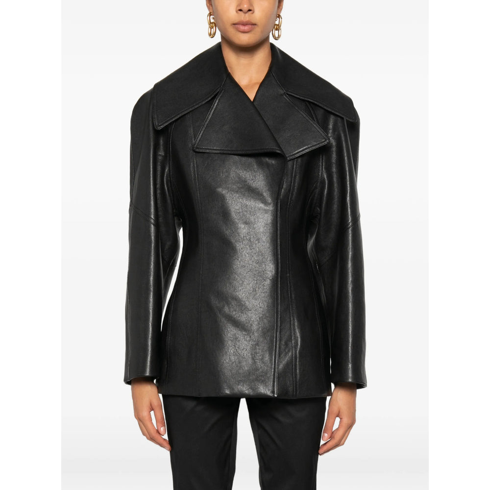 Gucci Black Jackets - Leather Jackets Women