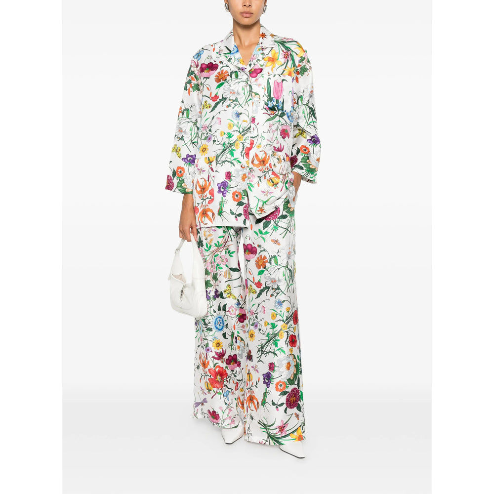 Gucci White Trousers - Palazzo Pants Women