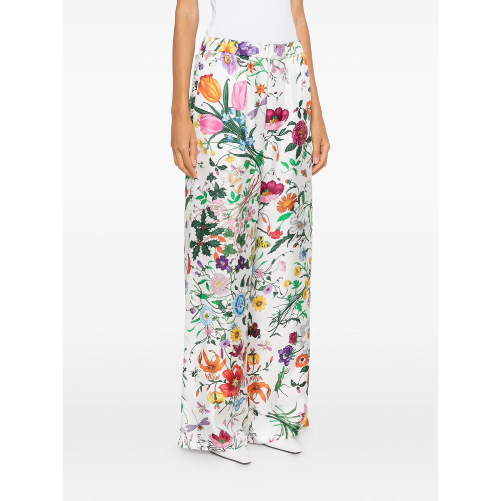 Gucci White Trousers - Palazzo Pants Women