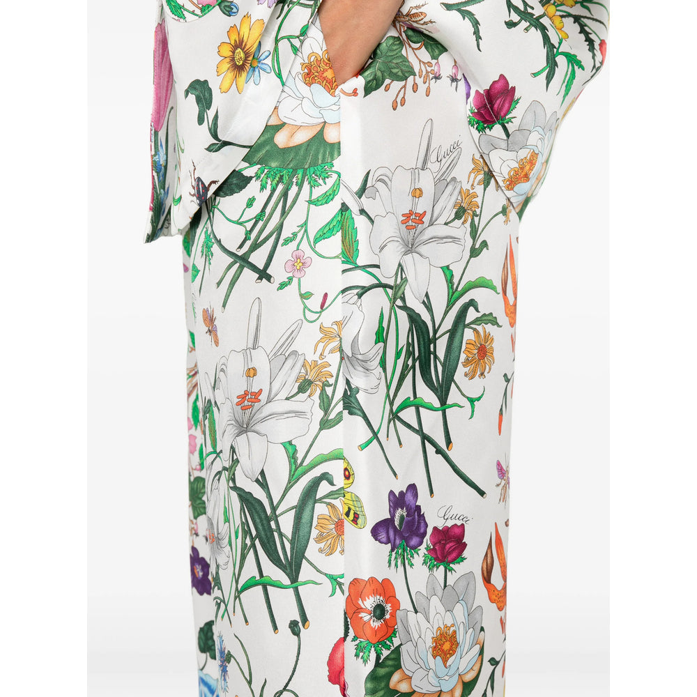 Gucci White Trousers - Palazzo Pants Women