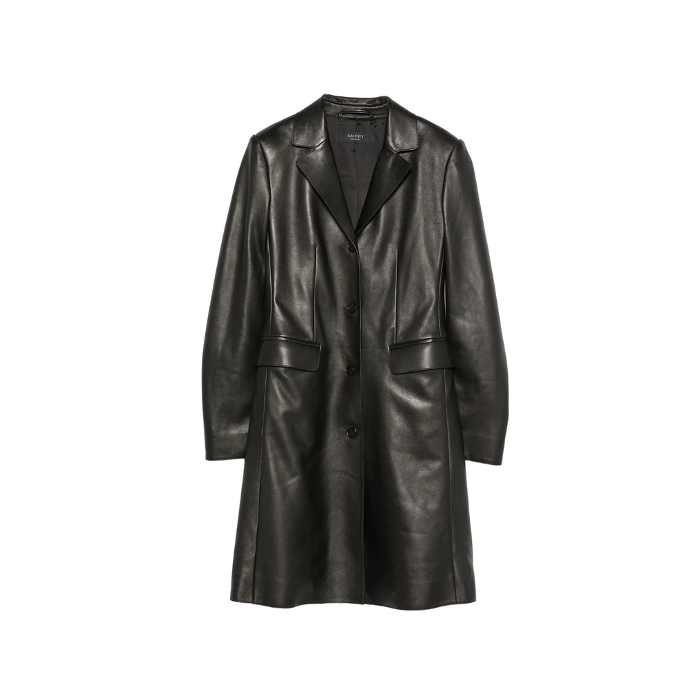 Gucci Black Coats - Single Breasted Coats Women