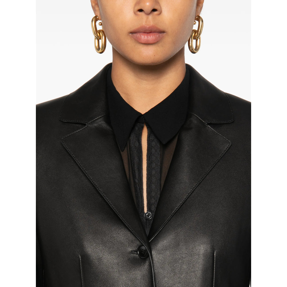 Gucci Black Coats - Single Breasted Coats Women