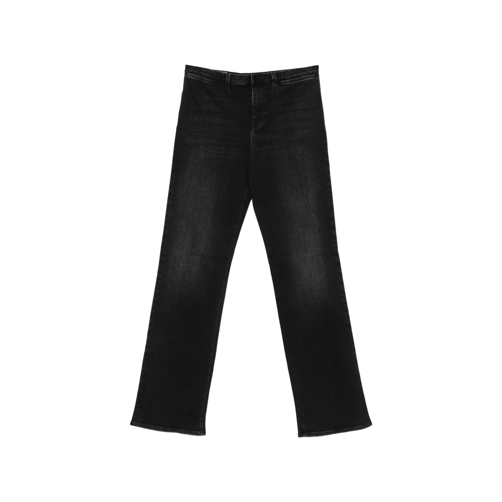 Gucci Black Denim - Wide-Leg Jeans Women