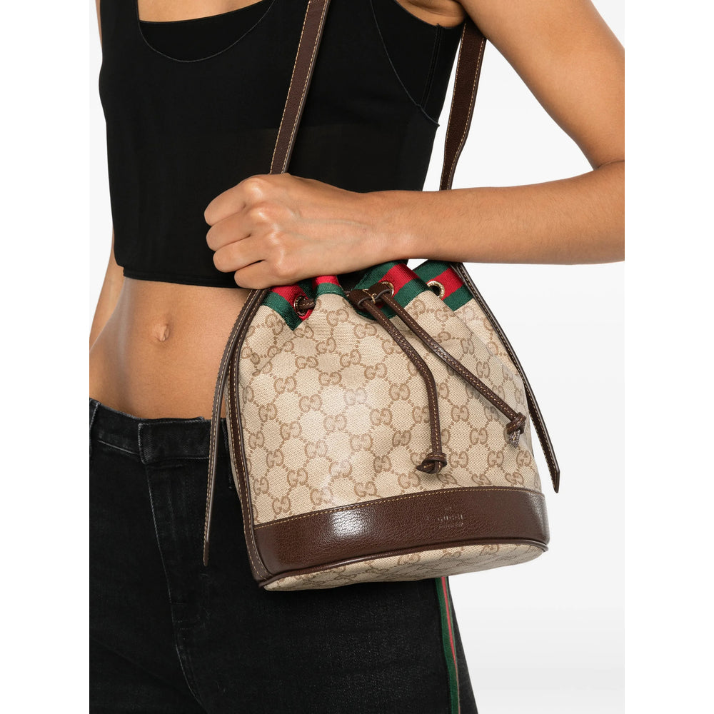 Gucci Neutrals Bucket Bags Women