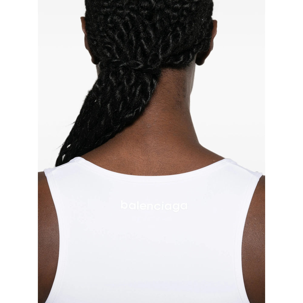 Balenciaga White Tops - Vests & Tank Tops Women