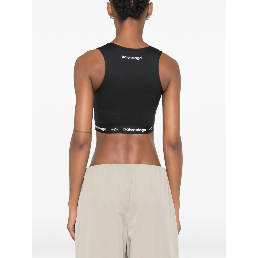 Balenciaga Black Performance Tops - Sports Bras Women