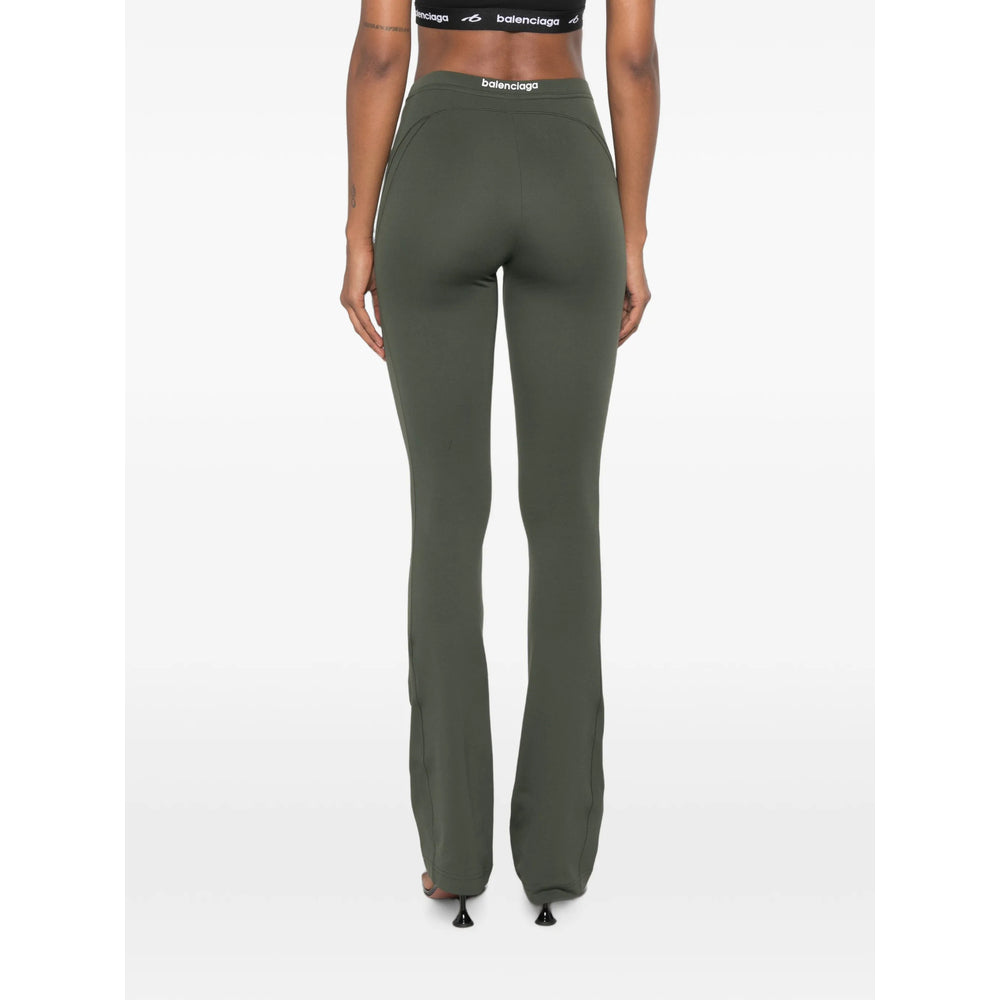 Balenciaga Green Trousers - Leggings Women
