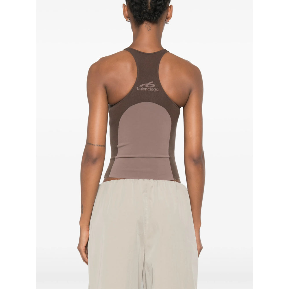 Balenciaga Brown Tops - Vests & Tank Tops Women