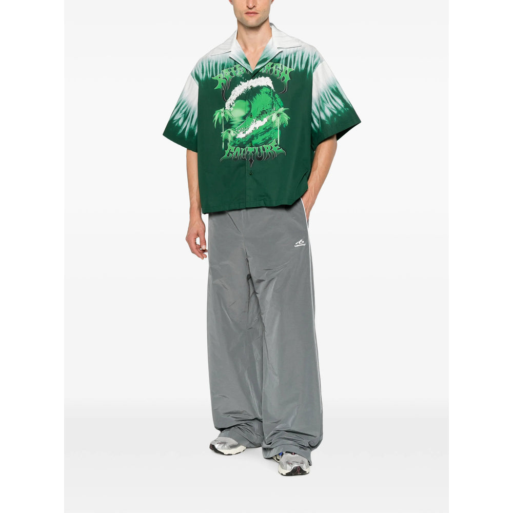 Balenciaga Green Shirts Men