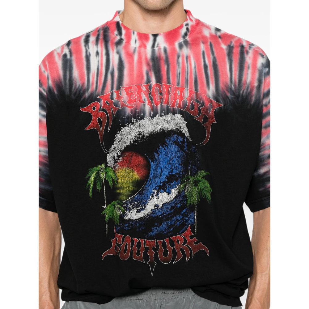 Balenciaga Black T-Shirts & Vests - T-Shirts Men