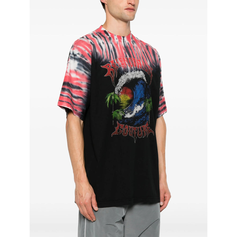 Balenciaga Black T-Shirts & Vests - T-Shirts Men