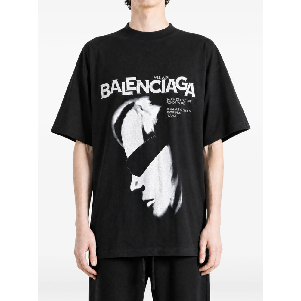 Balenciaga Black T-Shirts & Vests - T-Shirts Men