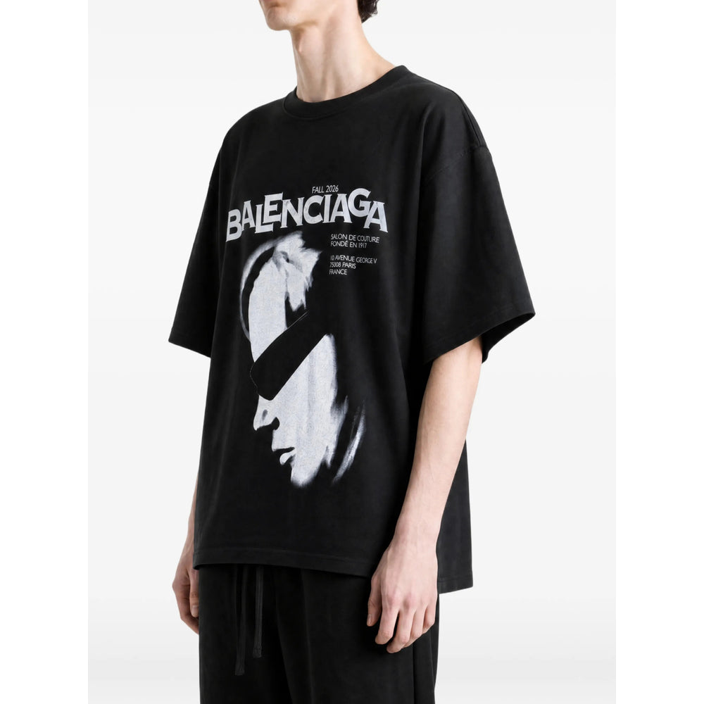 Balenciaga Black T-Shirts & Vests - T-Shirts Men