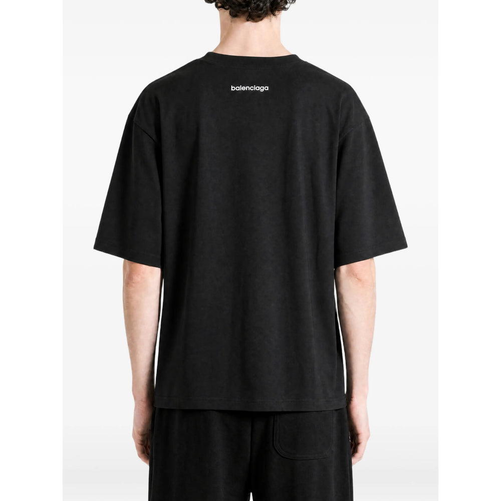 Balenciaga Black T-Shirts & Vests - T-Shirts Men