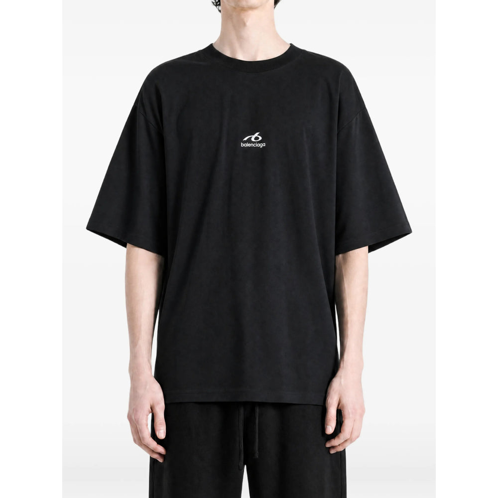 Balenciaga Black T-Shirts & Vests - T-Shirts Men