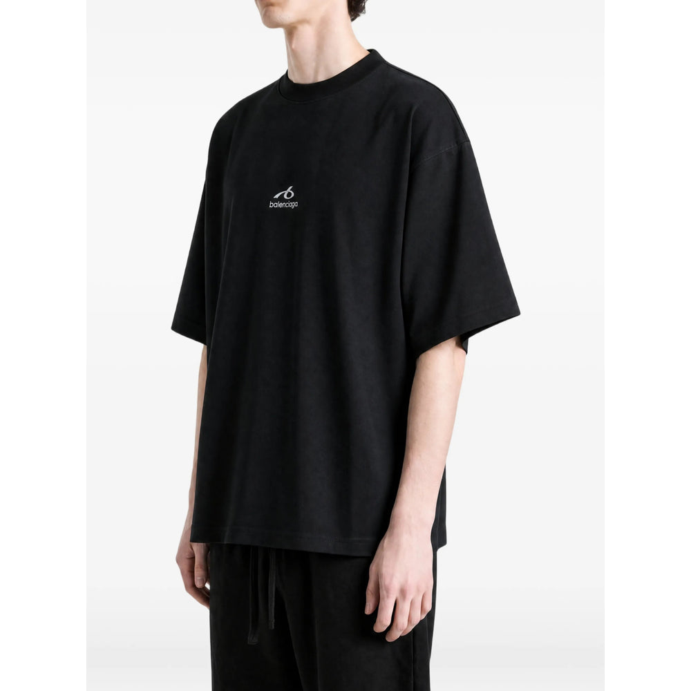 Balenciaga Black T-Shirts & Vests - T-Shirts Men