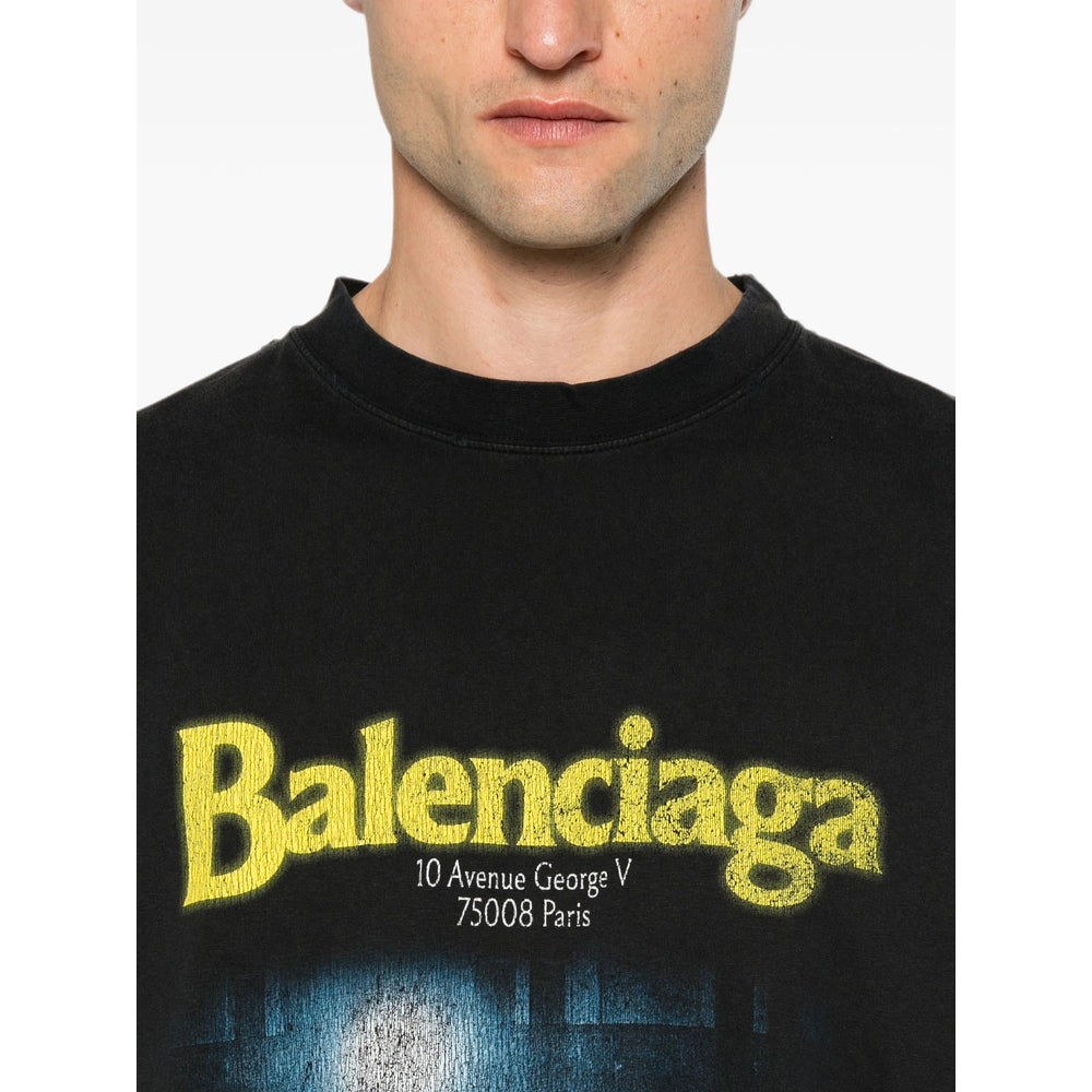 Balenciaga Grey T-Shirts & Vests - T-Shirts Men