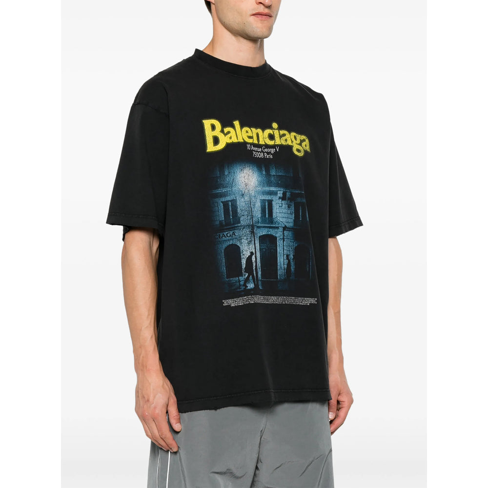 Balenciaga Grey T-Shirts & Vests - T-Shirts Men