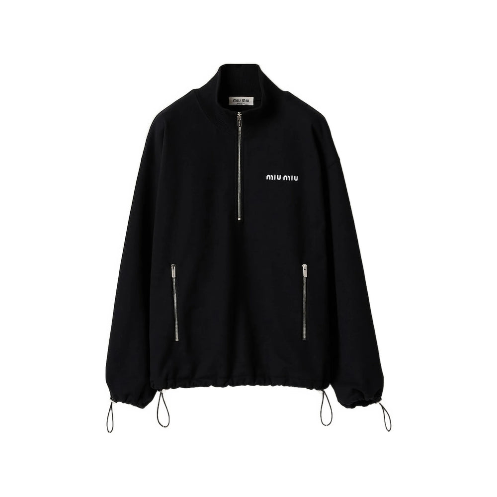 Miu Miu Black Tops - Sweatshirts Women