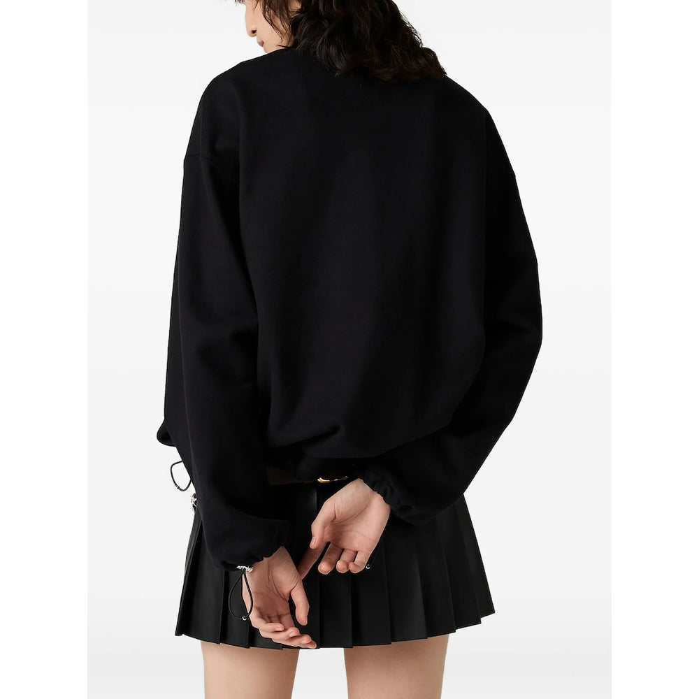 Miu Miu Black Tops - Sweatshirts Women
