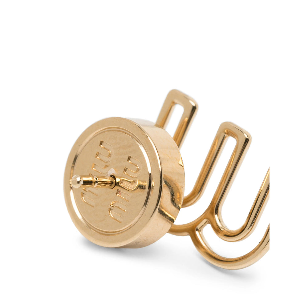 Miu Miu Gold Earrings Women