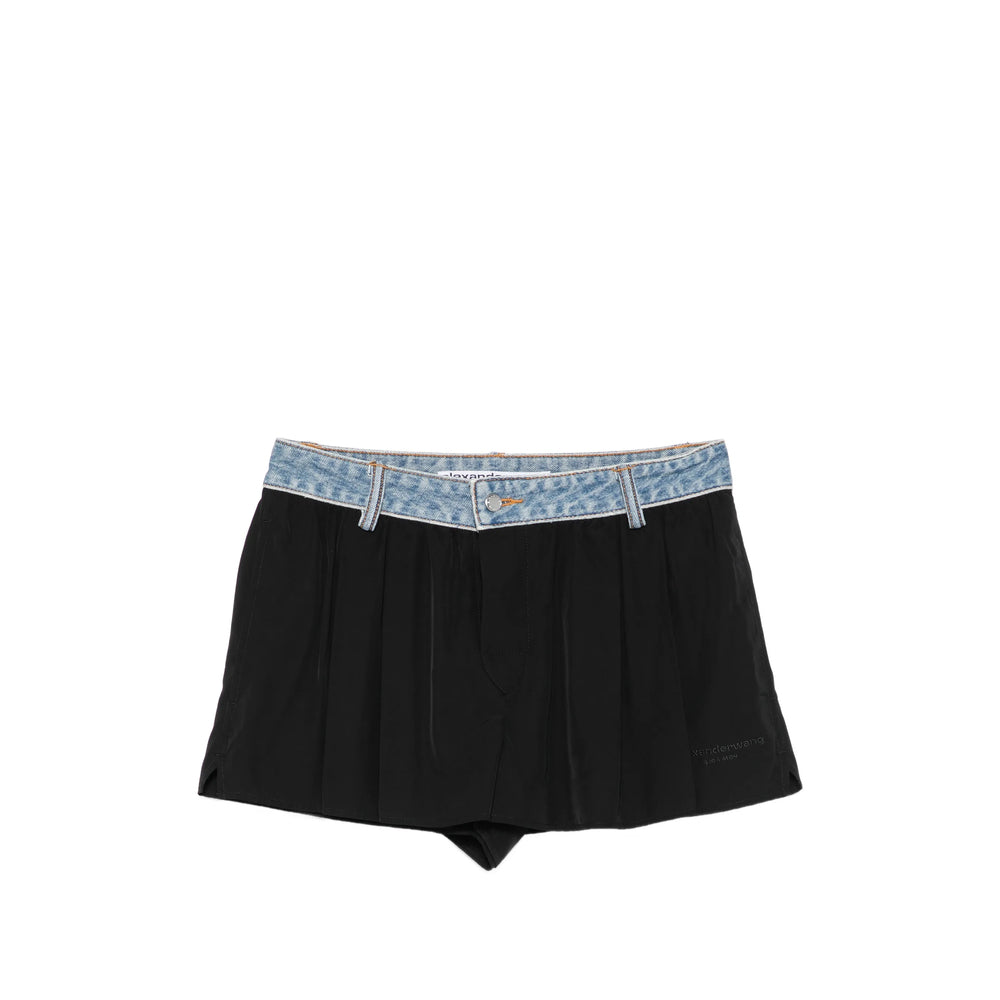 Alexander Wang Black Shorts - Mini Shorts Women