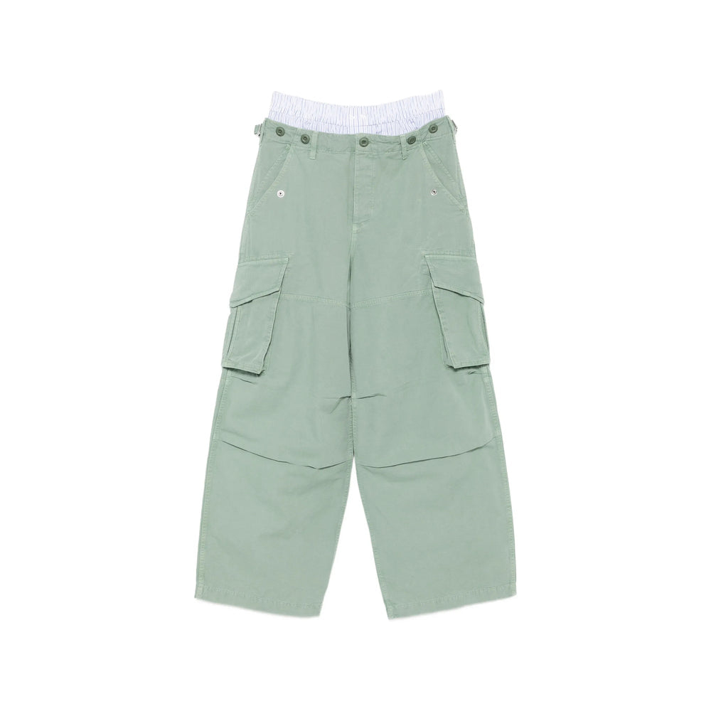Alexander Wang Green Trousers - Palazzo Pants Women