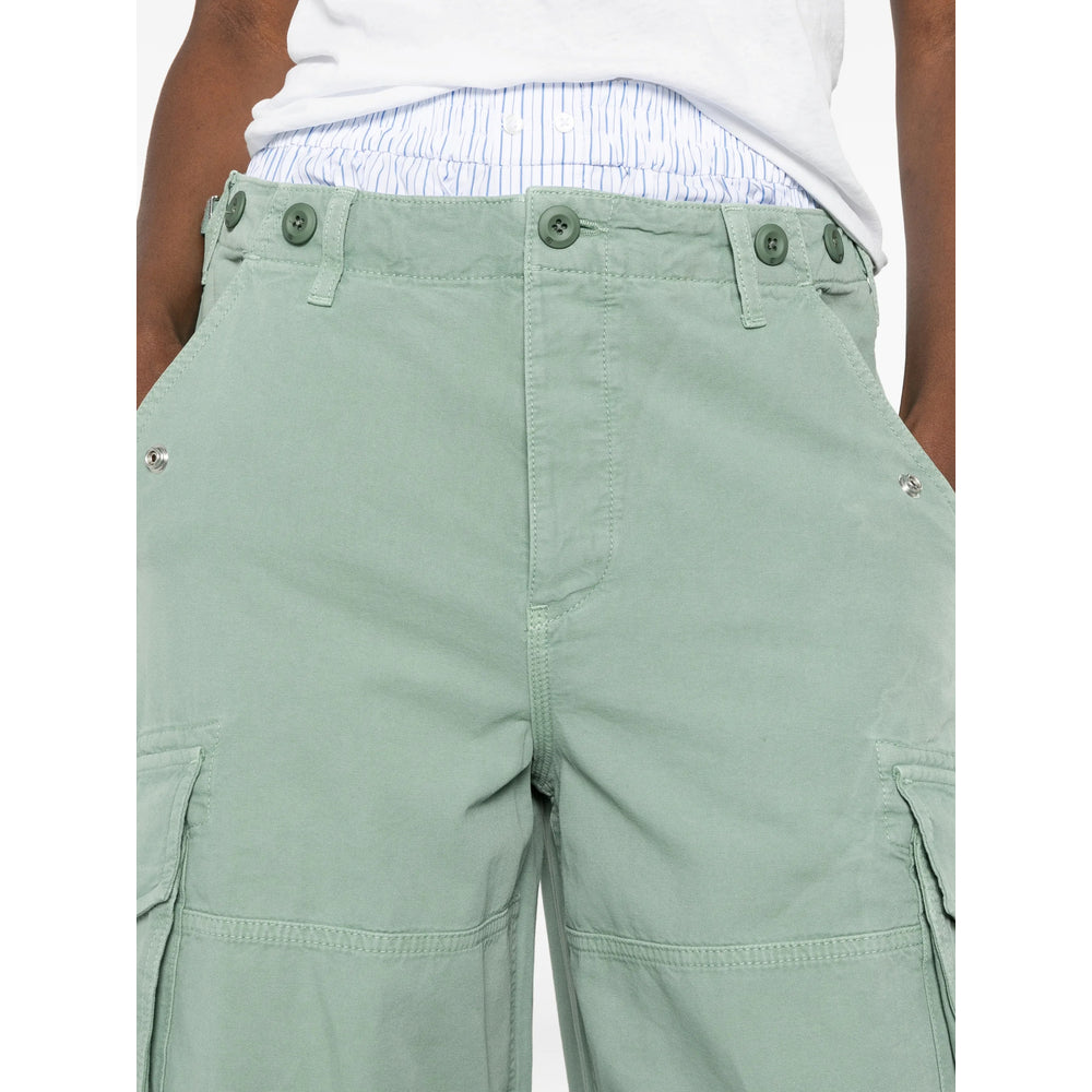 Alexander Wang Green Trousers - Palazzo Pants Women