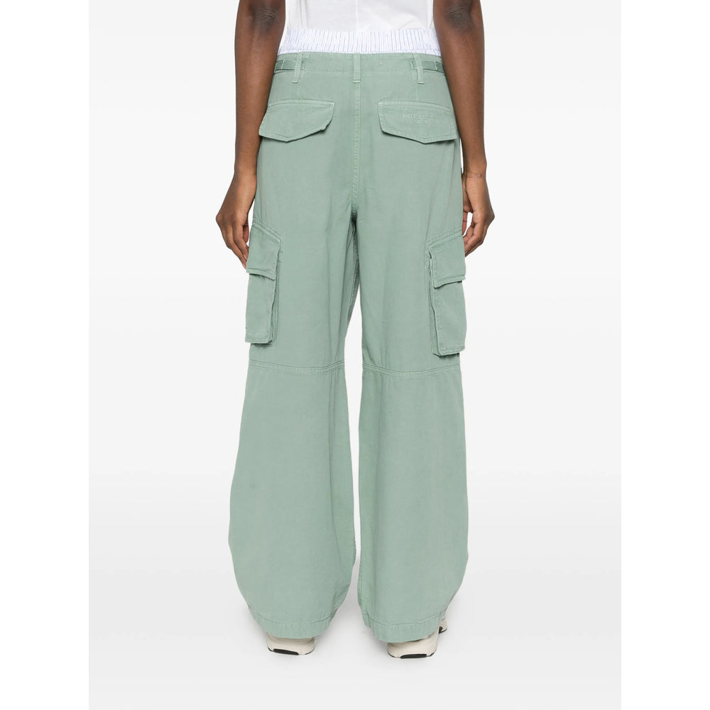 Alexander Wang Green Trousers - Palazzo Pants Women