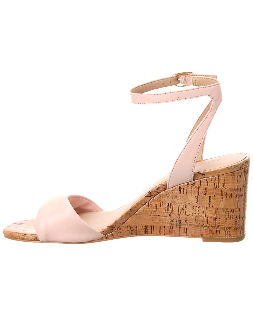Stuart Weitzman Everly 75 Leather Wedge Sandal