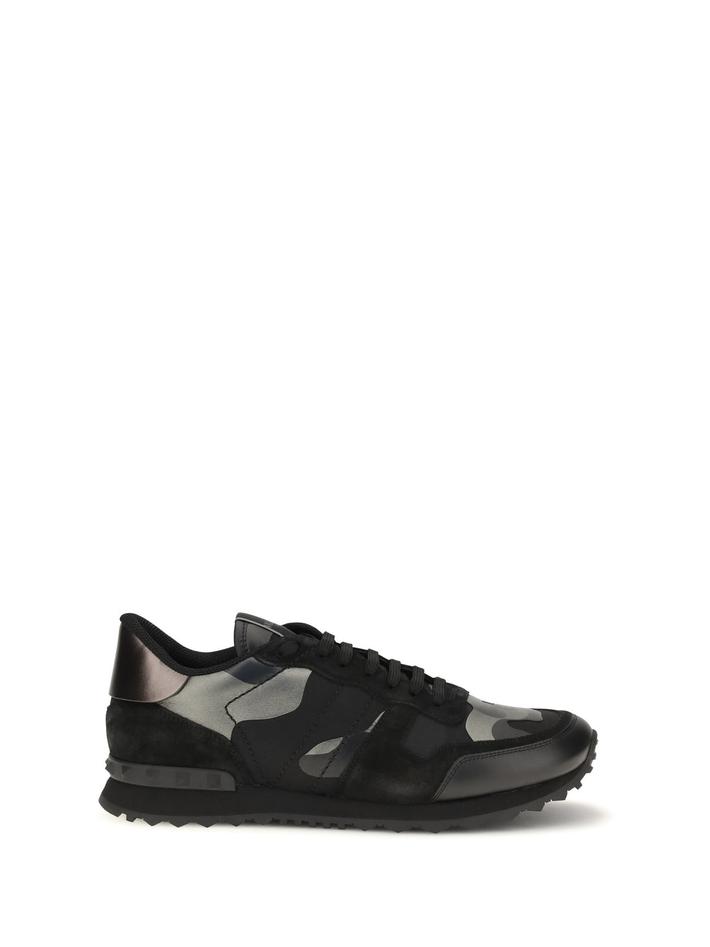 Valentino Garavani Men Rockrunner Camouflage Laminated Sneakers