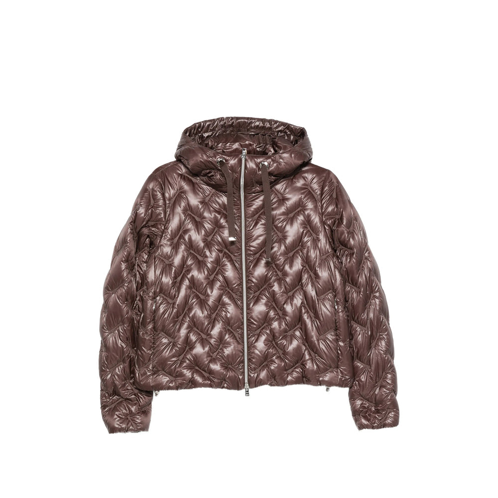 Herno Brown Jackets - Puffer Jackets Women