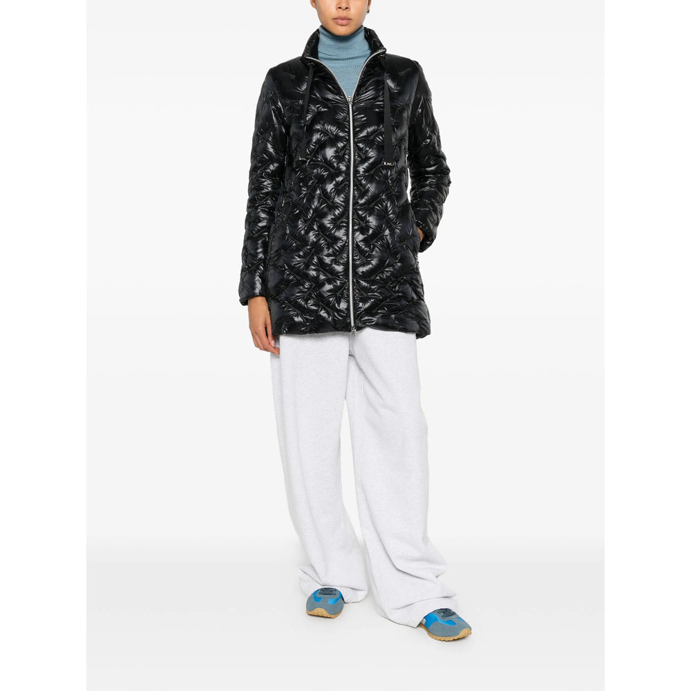Herno Black Coats - Single Breasted Coats Women