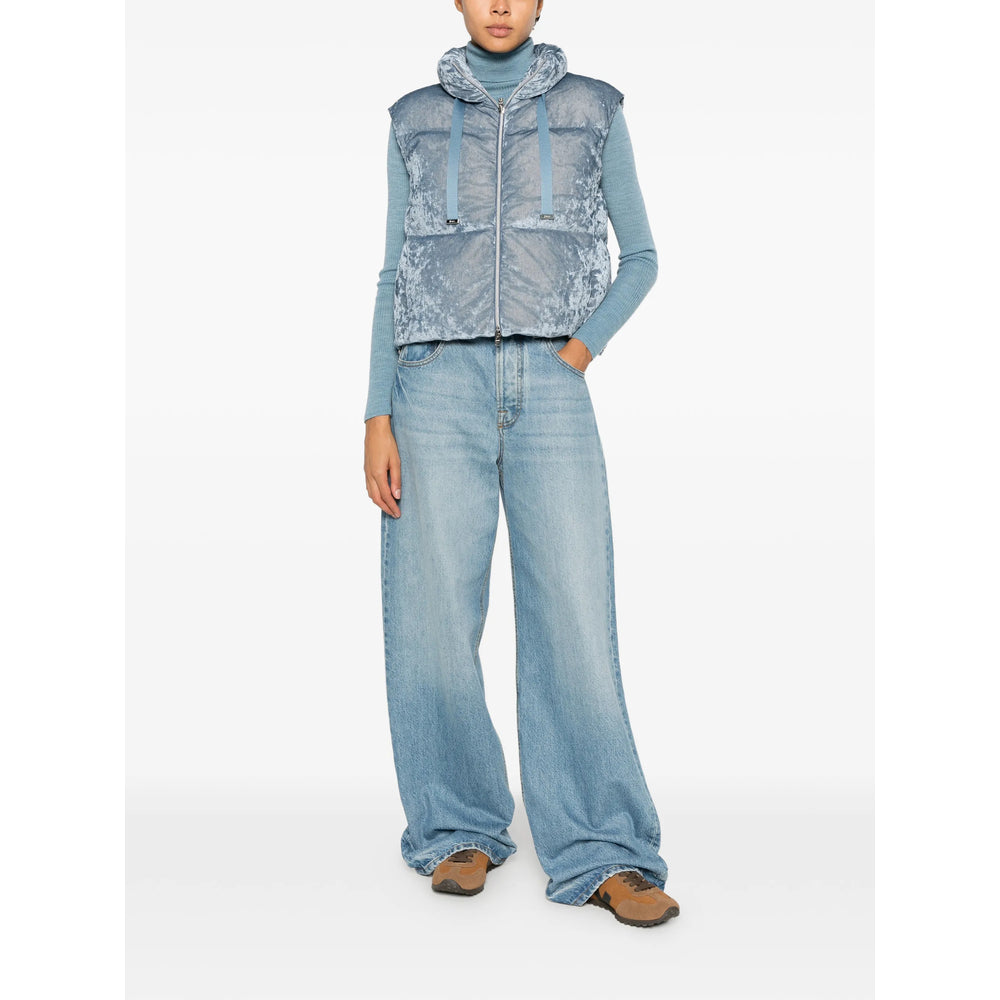 Herno Blue Jackets - Waistcoat & Gilets Women