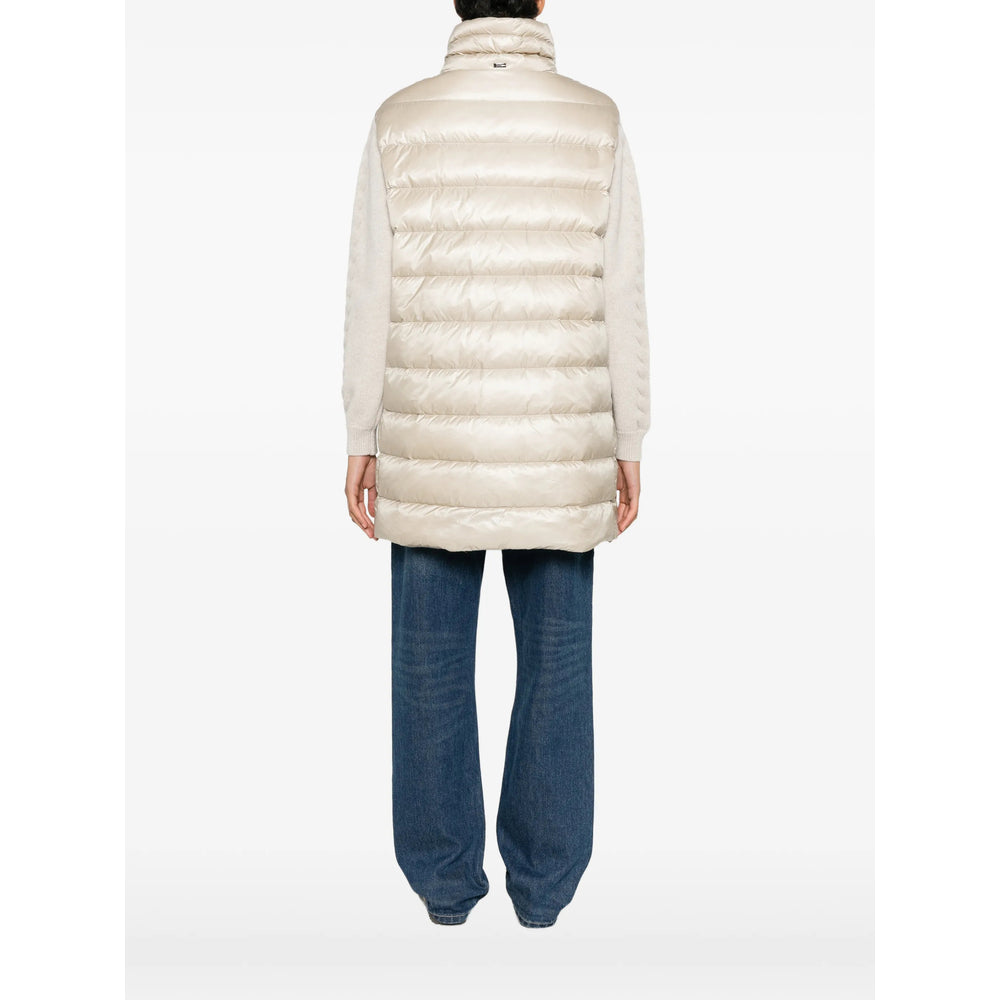 Herno Neutrals Coats - Single Breasted Coats Women
