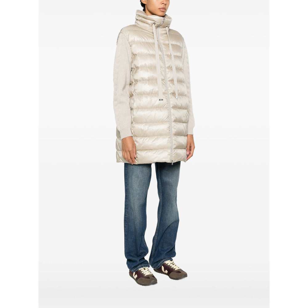 Herno Neutrals Coats - Single Breasted Coats Women