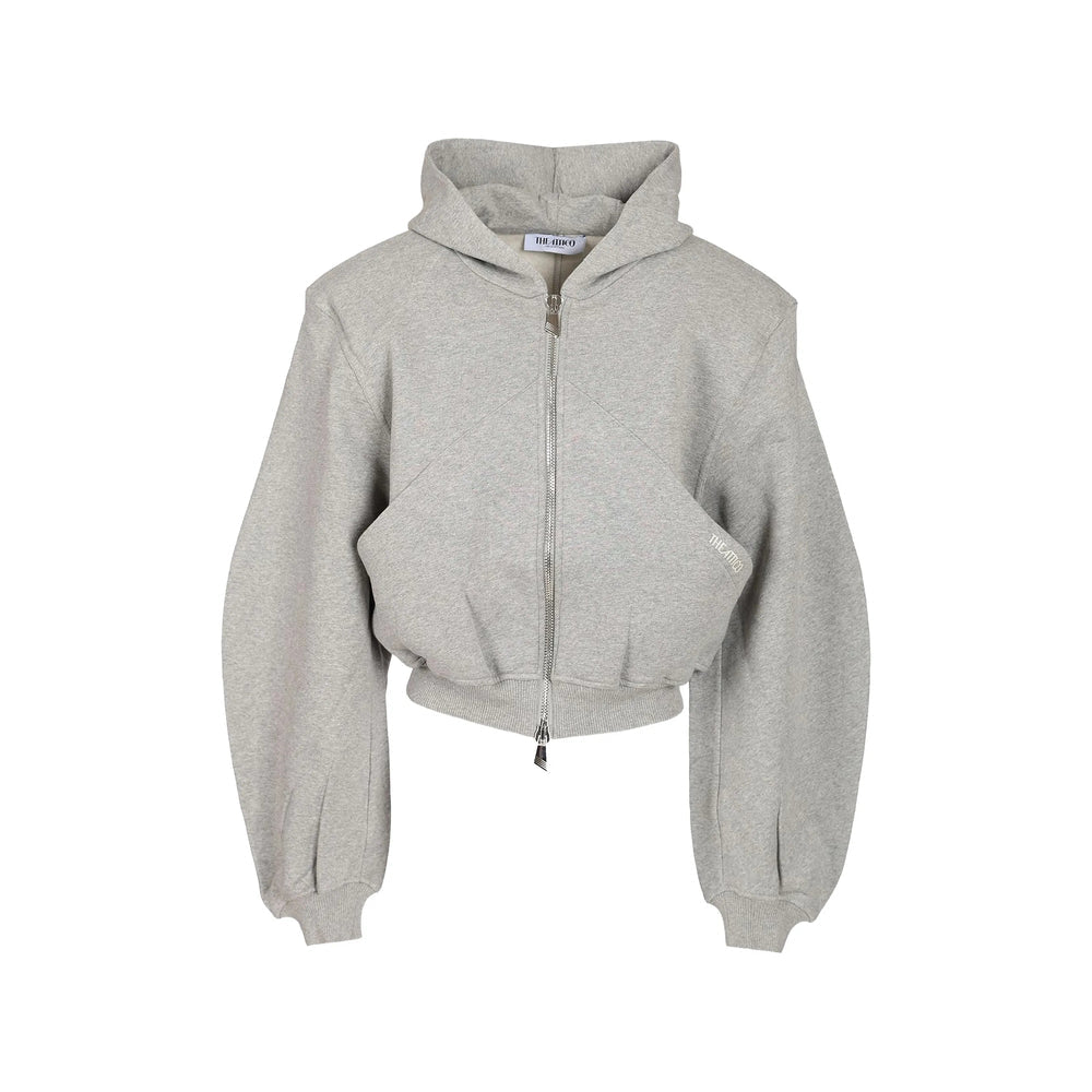 The Attico Grey Tops - Hoodies Women