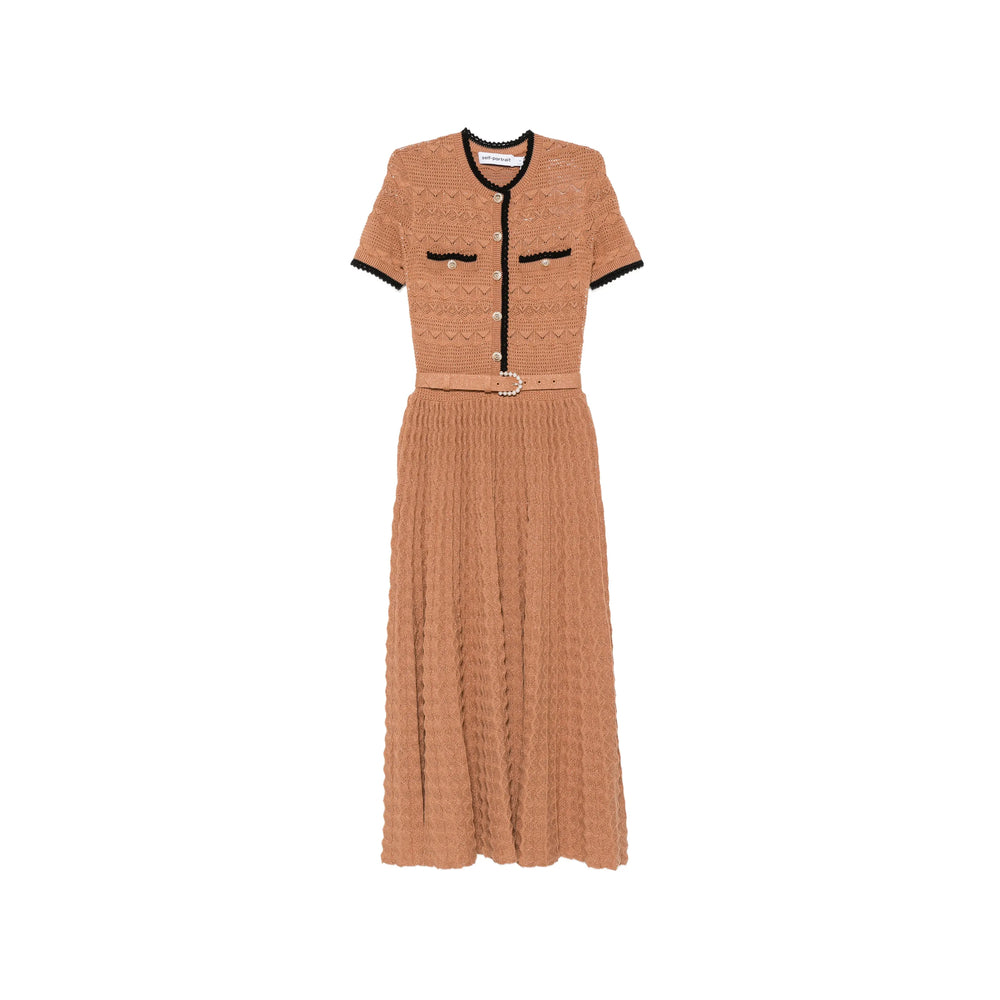 Self-Portrait Brown Dresses - Day Dresses Women