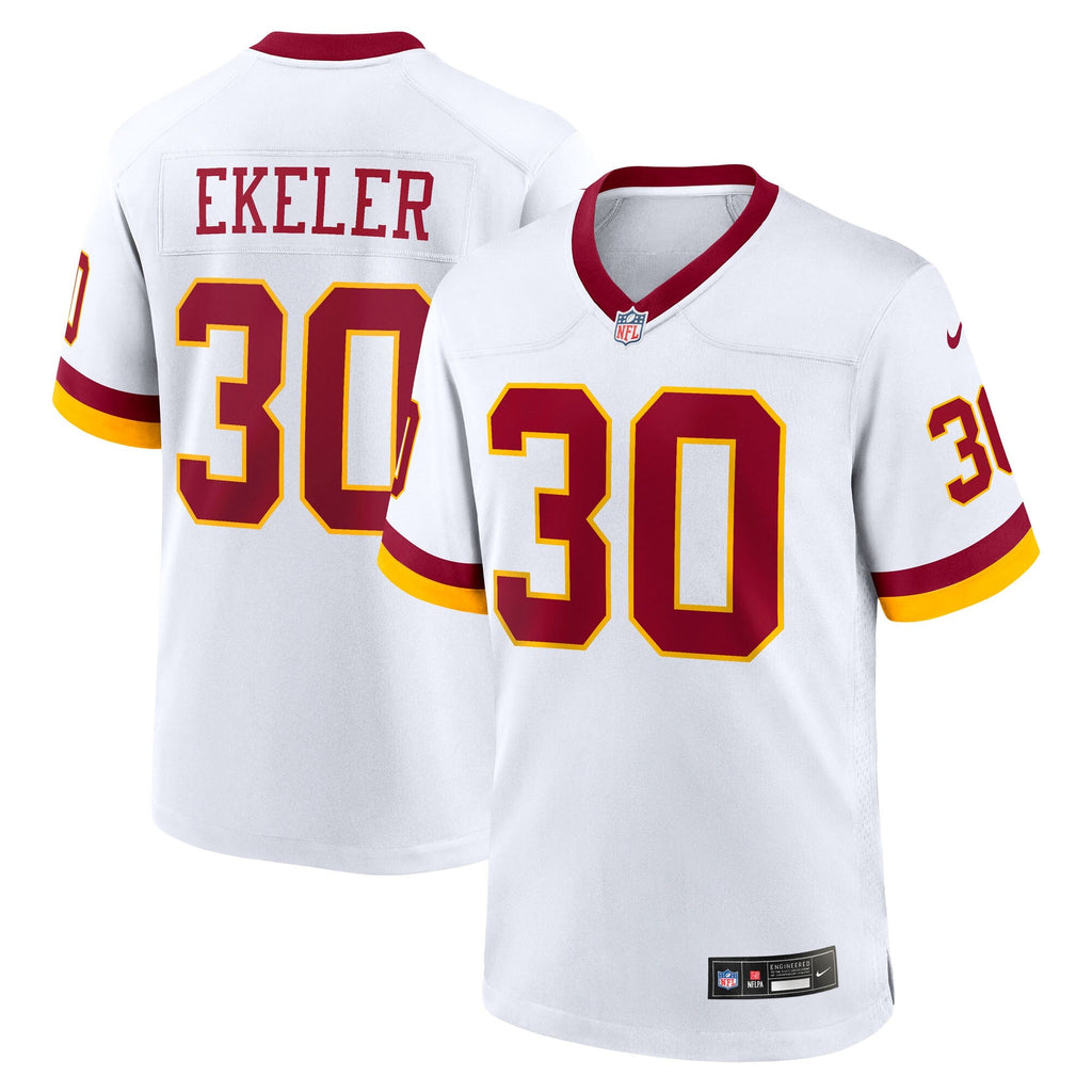 Washington Commanders Austin Ekeler White Game Super Bowl Era Jersey