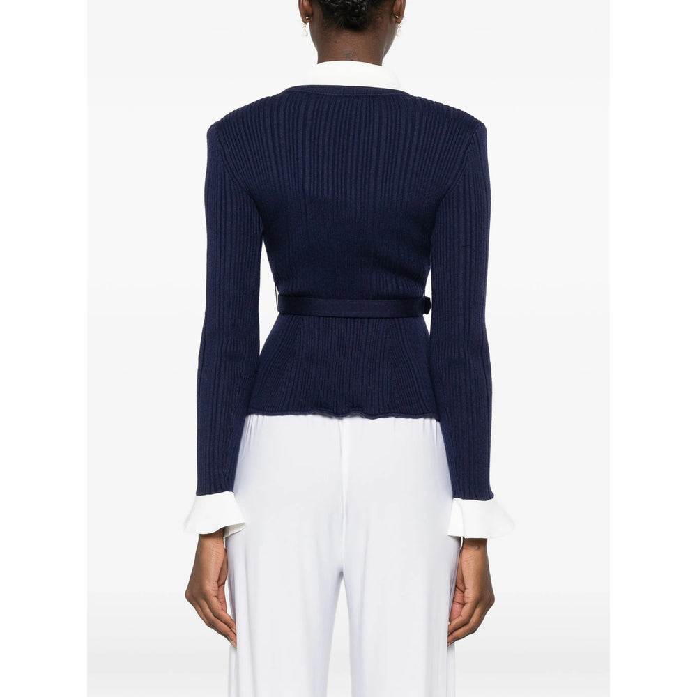 Self-Portrait Blue Tops - Cardigans Women
