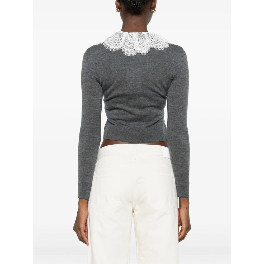 Self-Portrait Grey Knitwear - Cardigans Women