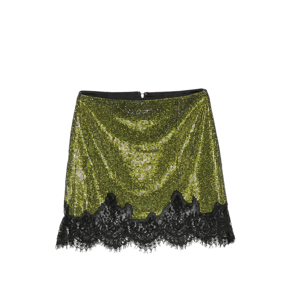 Self-Portrait Green Skirts - Fitted Skirts Women