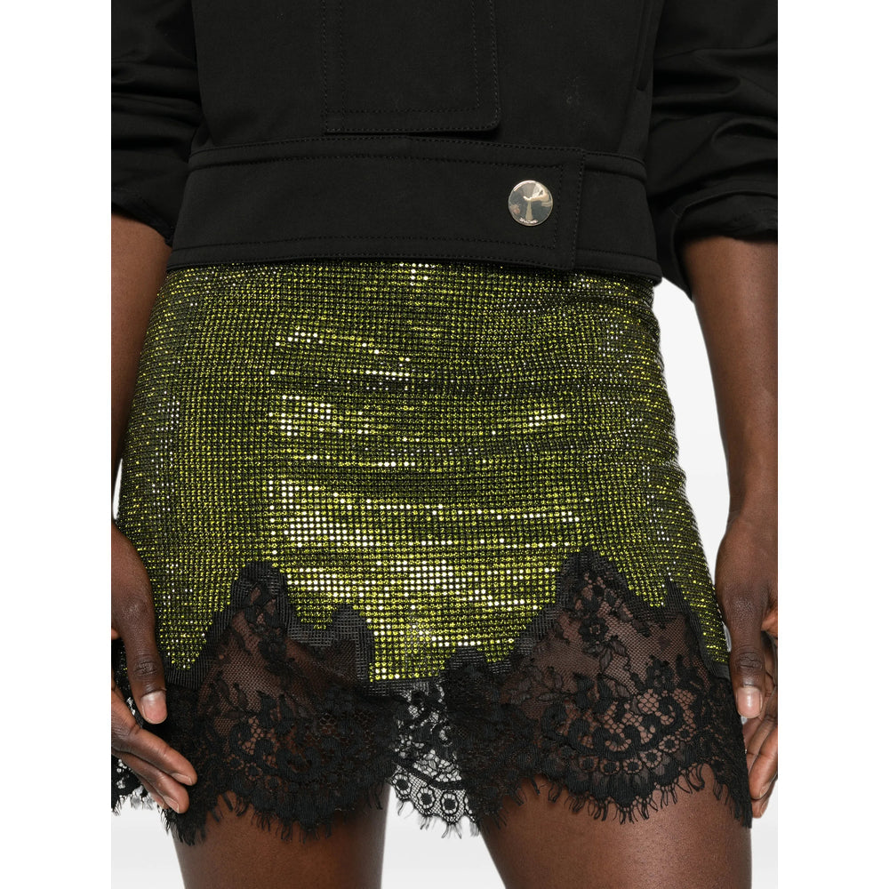 Self-Portrait Green Skirts - Fitted Skirts Women
