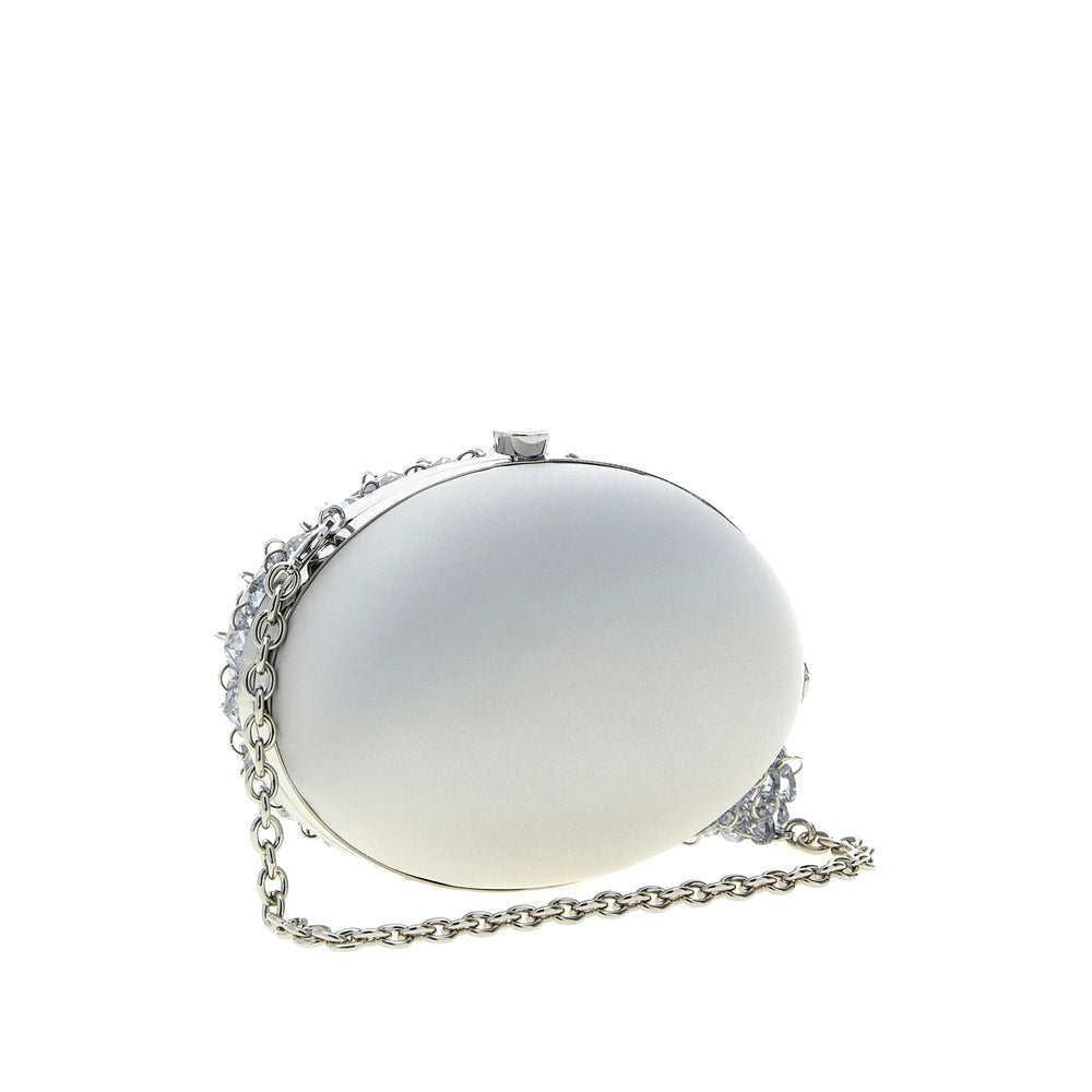 Self-Portrait White Clutch Bags Women