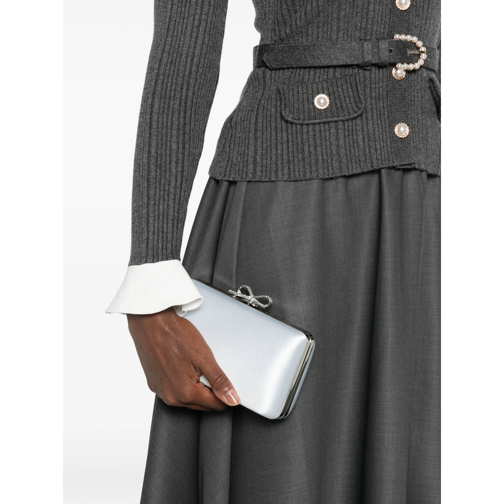 Self-Portrait Blue Clutch Bags Women