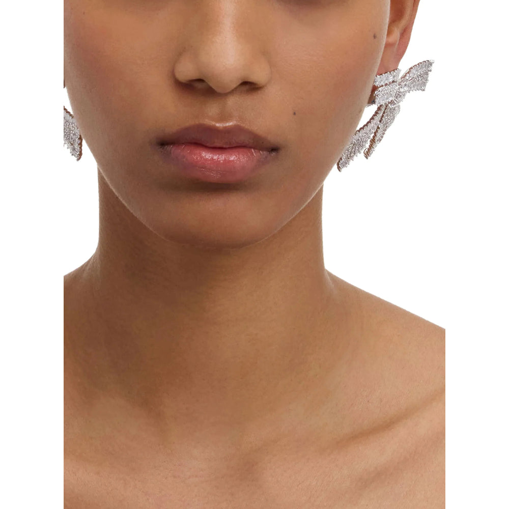 Self-Portrait Silver Earrings Women