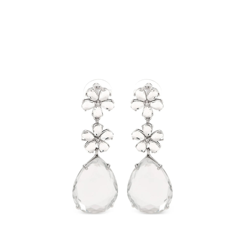 Self-Portrait Silver Earrings Women