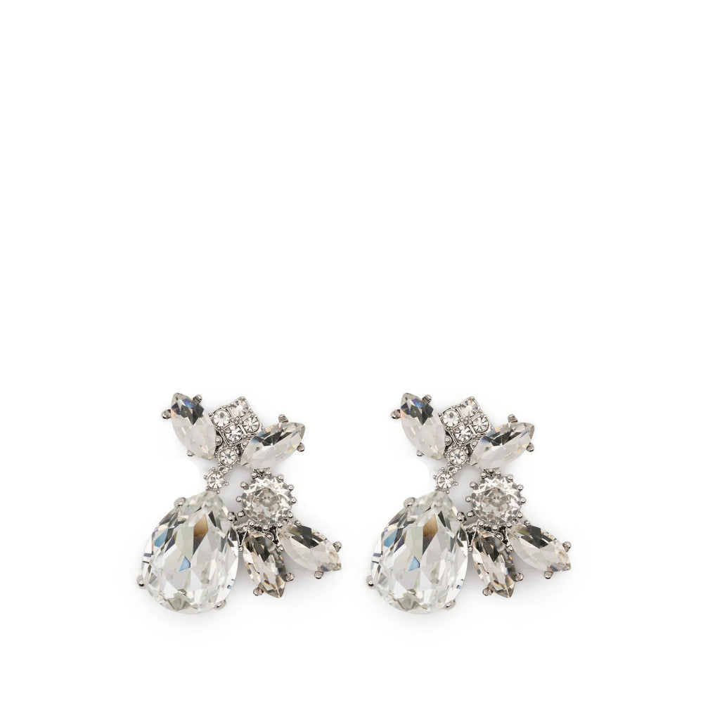 Self-Portrait Silver Earrings Women